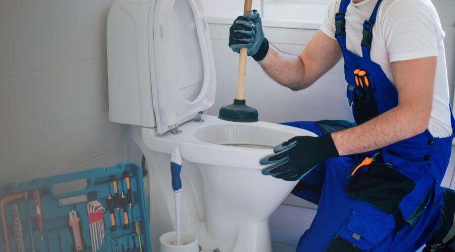 Professional clogged toilet repair in Triplett, MO
